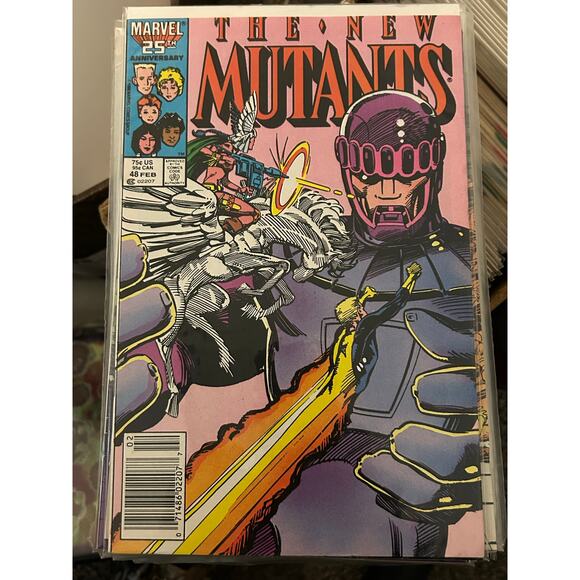 New Mutants #44, 45, 46, 47, 48, 49 (1986 Marvel) Lot of 6 - 1 KEY ISSUE - Picture 6 of 7